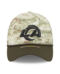 New Era Men's Camo Los Angeles Rams 2025 Salute to Service 39THIRTY Flex Hat