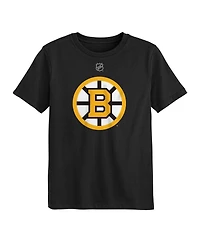 Outerstuff Big Boys Juvenile Black Boston Bruins Primary Logo T-Shirt