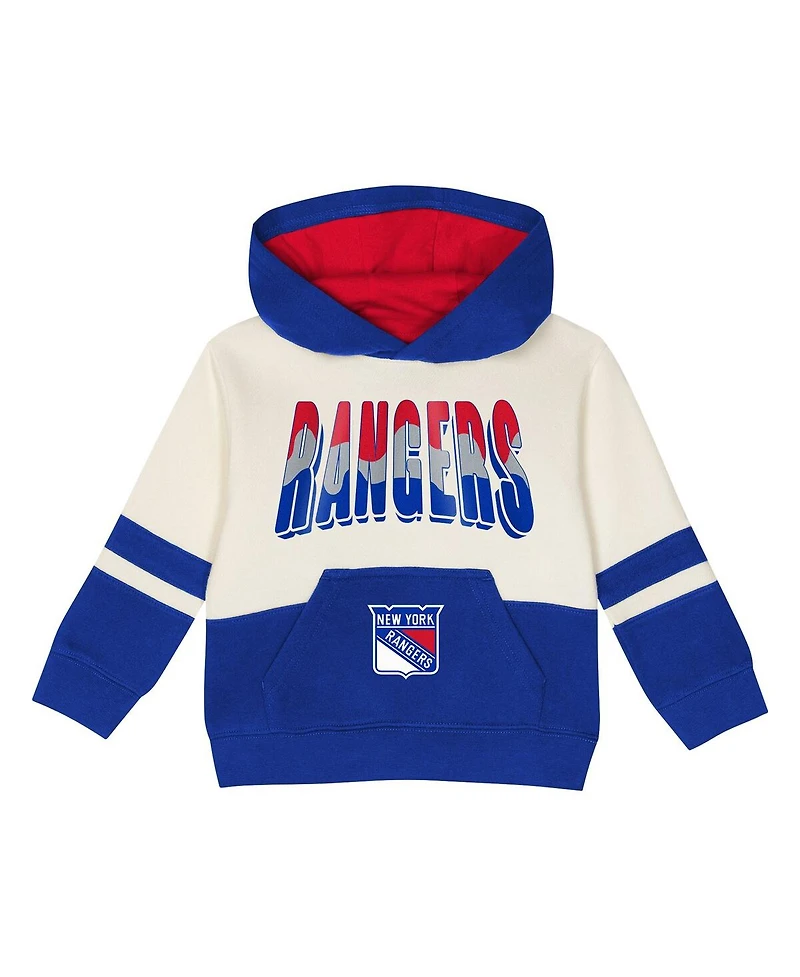 Outerstuff Toddler 2-Piece Blue New York Rangers Chants and Cheers Fleece Hoodie Pants Set