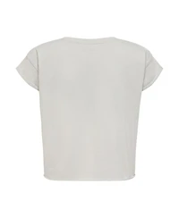 Sportiqe Women's Gray Wnba Cropped Genuine Issue Collection Alana T-Shirt