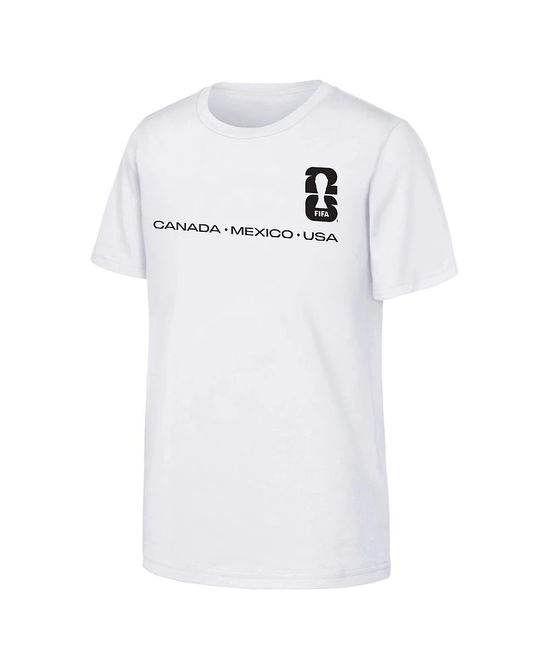 Outerstuff Men's White Fifa World Cup 2026 Graphic T-Shirt