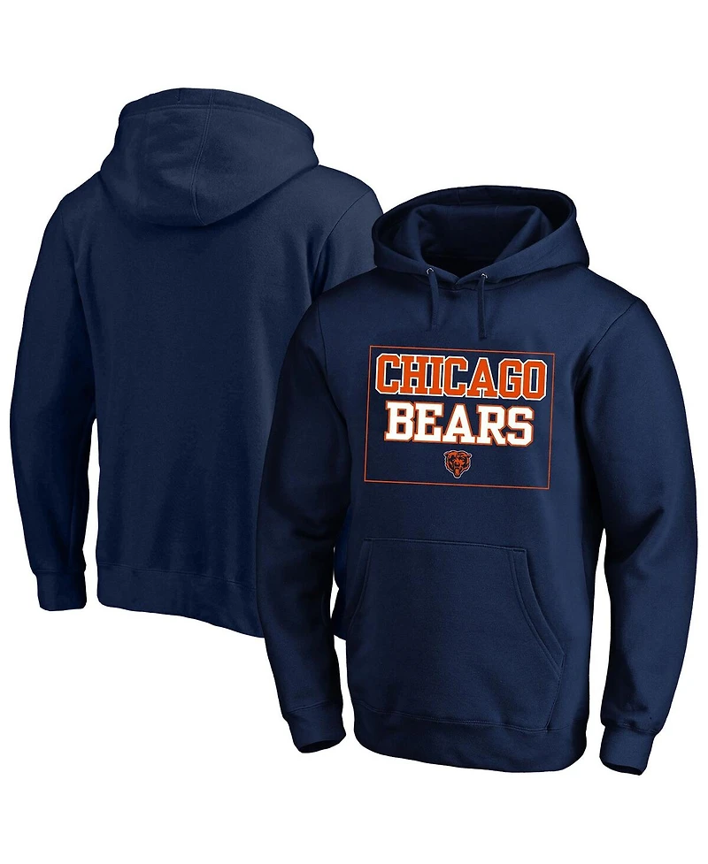 Fanatics Men's Navy Chicago Bears Big Tall Fleece Hoodie