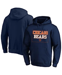 Fanatics Men's Navy Chicago Bears Big Tall Fleece Hoodie