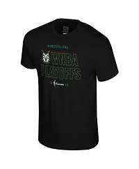 Stadium Essentials Men's and Women's Black Minnesota Lynx 2025 Wnba Playoffs Definition T-Shirt