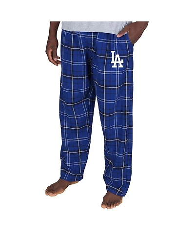 Concepts Sport Men's Royal Los Angeles Dodgers Ultimate Plaid Flannel Pajama Pants