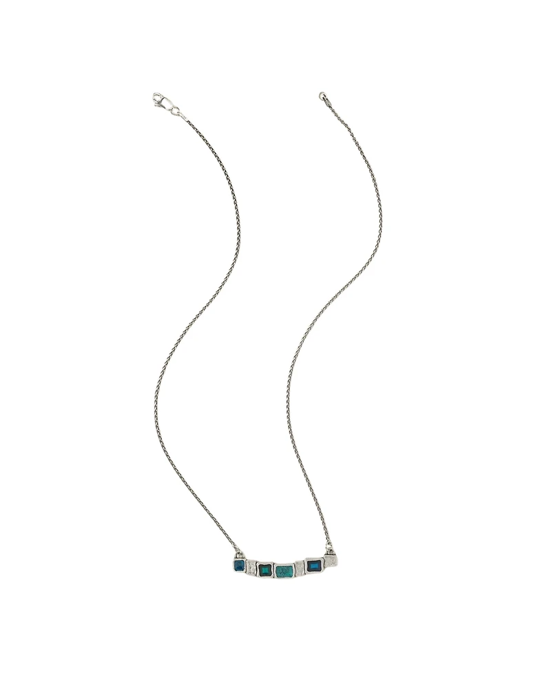 Uncommon Goods Stepping Stone Pewter Pendant Necklace