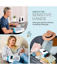 LifePro Hand Massager - for Arthritis and Carpal Tunnel Relief - Hand, Wrist and Fiinger Massager with Heat and Compression