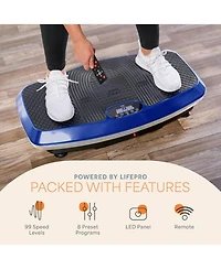 LifePro Hovert 3D Vibration Plate – Dual Motor Oscillation, Lateral & 3D Motion for Whole Body Fitness