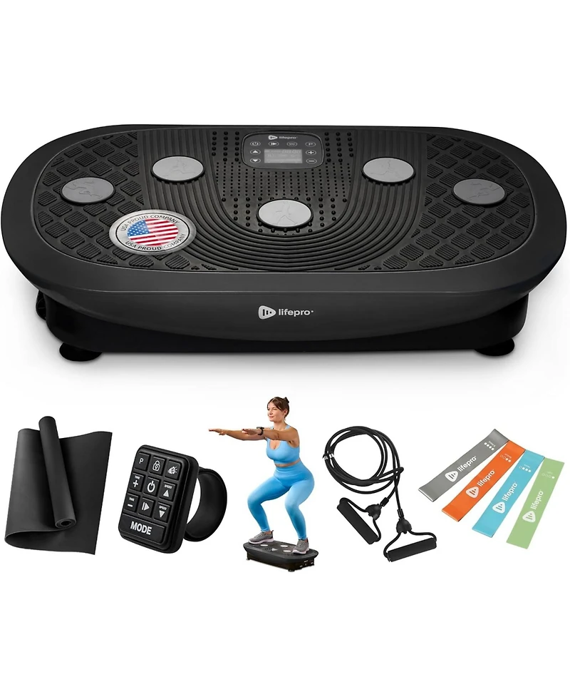 LifePro Rumblex Plus 4D Vibration Plate – Triple Motor, 3D/4D Motion for Weight Loss & Toning