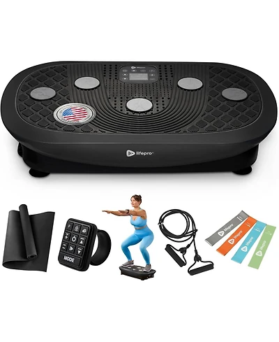 LifePro Rumblex Plus 4D Vibration Plate – Triple Motor, 3D/4D Motion for Weight Loss & Toning