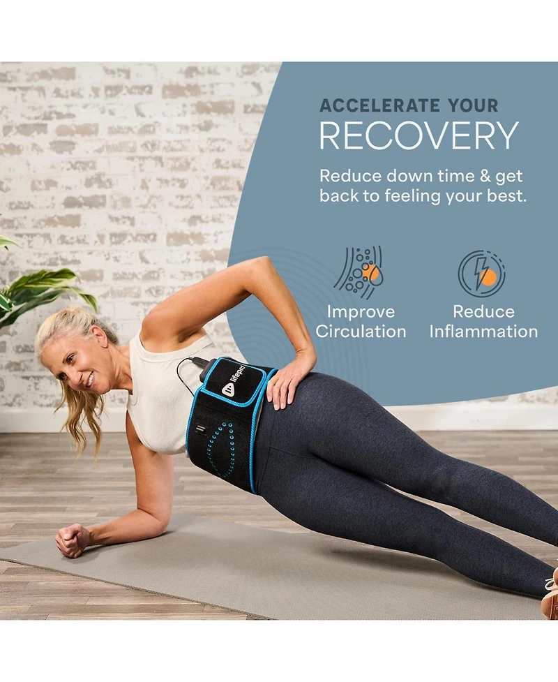 Lifepro Red Light Therapy Belt - Infrared Light for Muscle Relaxation, Inflammation & Circulation