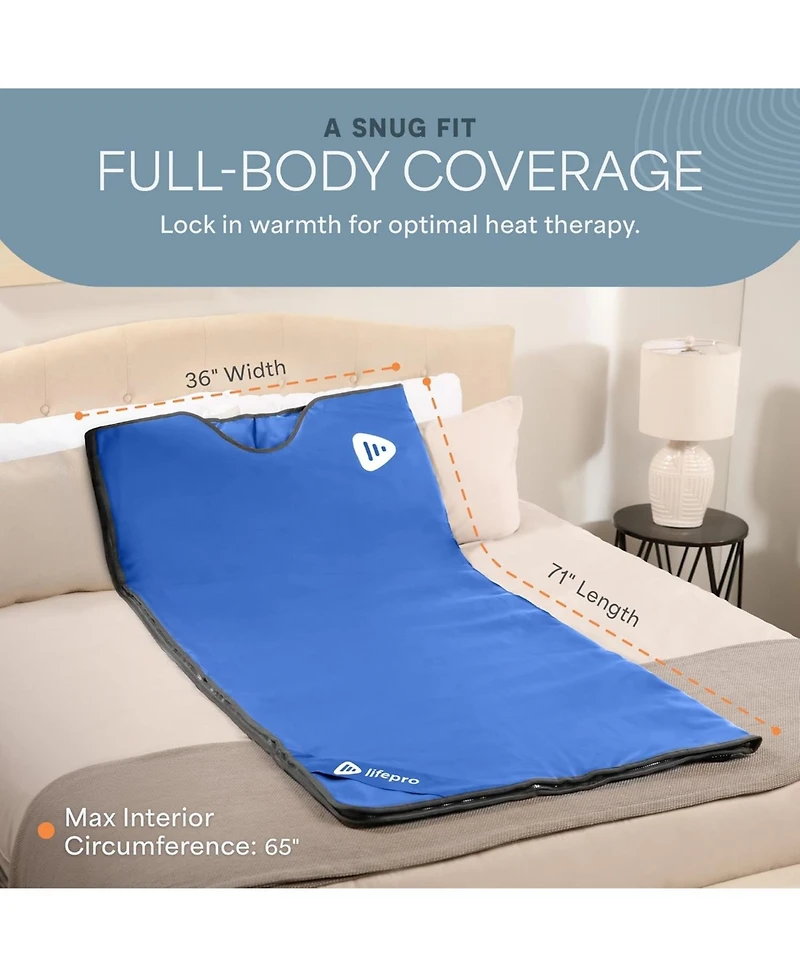 LifePro Far Infrared Sauna Blanket - Portable for Home Relaxation