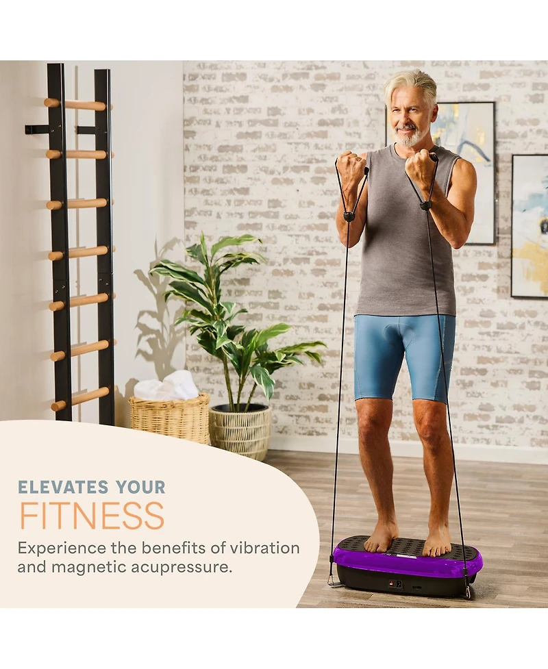 Lifepro Compact Vibration Plate Exercise Machine - Mini Full Body Platform for Lymphatic Drainage & Pain Relief