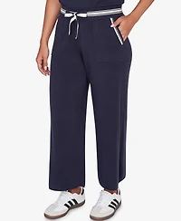 Ruby Rd. Petite Wide Leg Cropped Lounge Pant