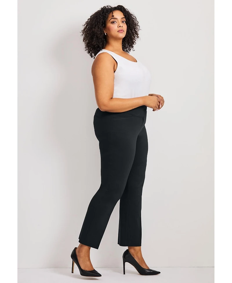 Avenue Women's Plus Super Stretch Straight Leg Pant