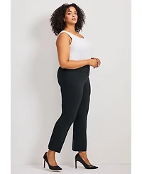 Avenue Women's Plus Super Stretch Straight Leg Pant