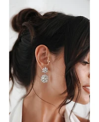 Untamed Petals Empress Crystal Earrings