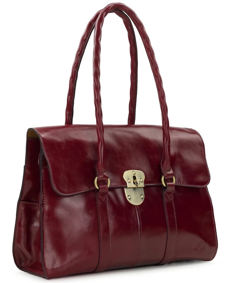 Patricia Nash Vienna Twist-Lock Satchel Bag