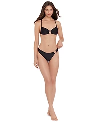 Steve Madden Women's X-Back Ring V-Neck Bralette Top