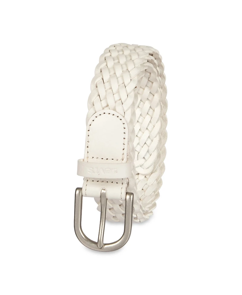 Levi's Women's Fully Adjustable Leather Braided Belt