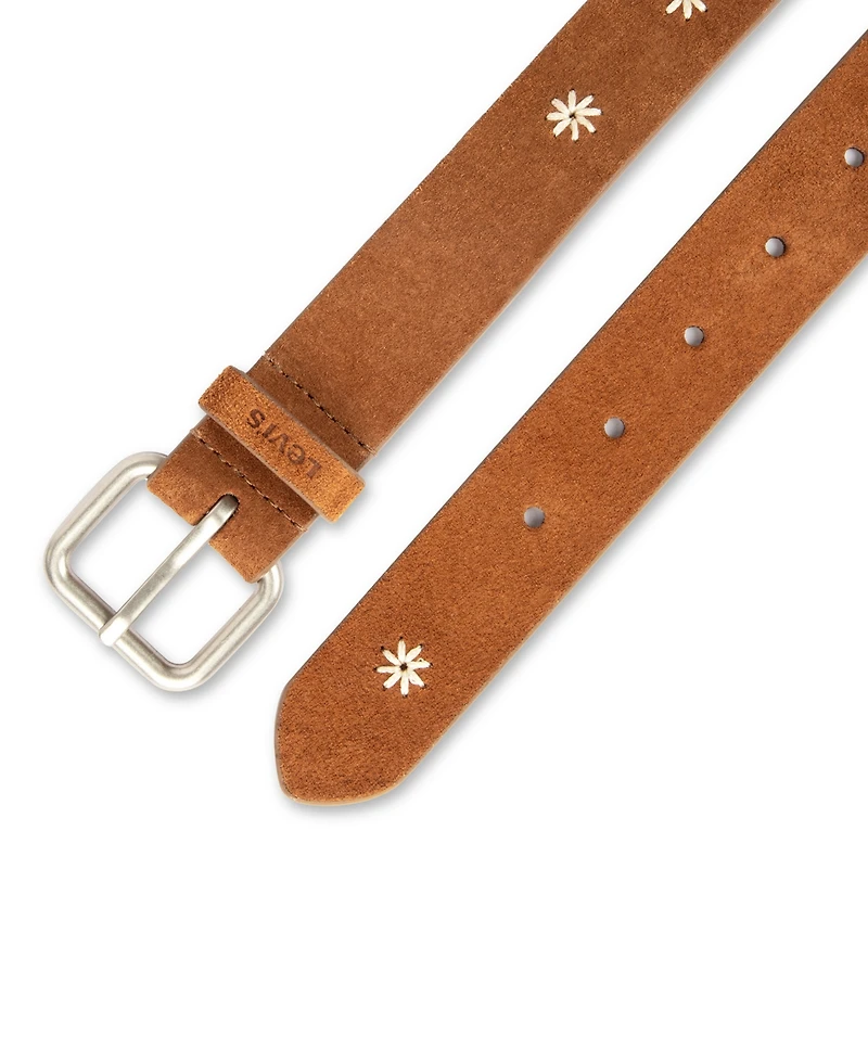 Levi's Women's Casual Floral Embroidered Belt