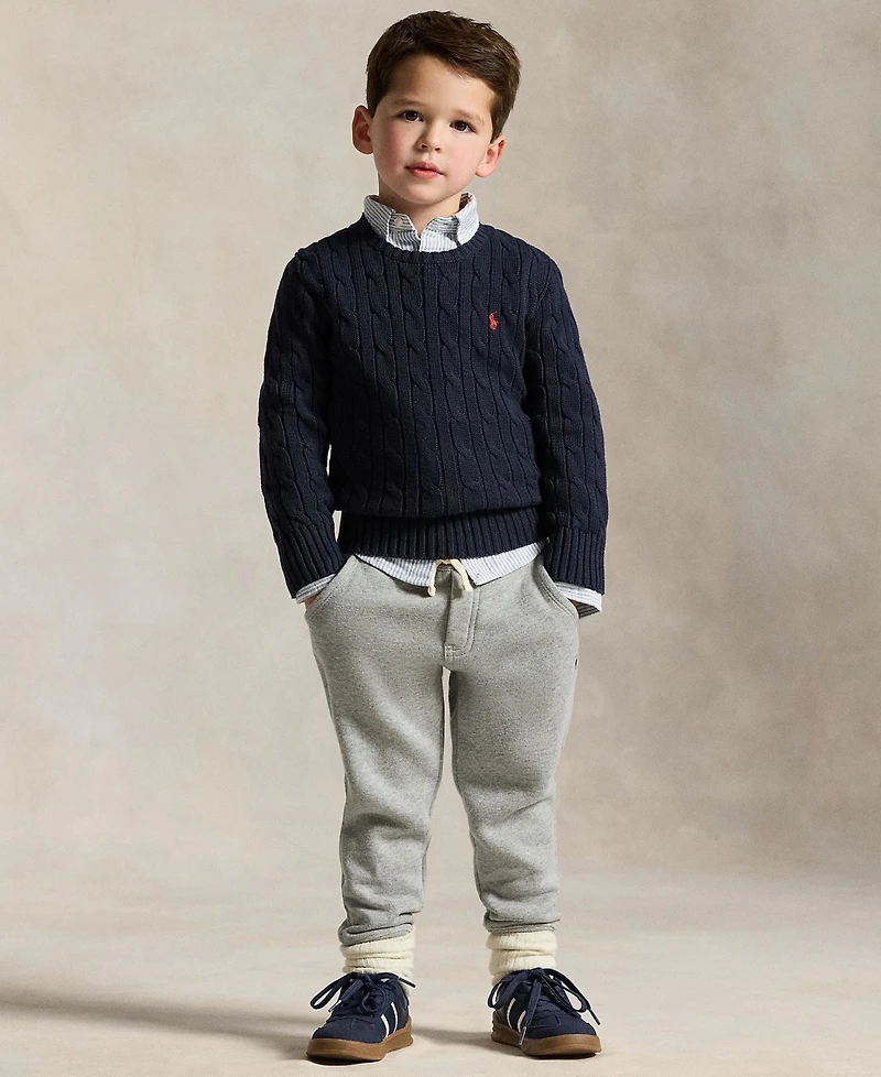 Polo Ralph Lauren Toddler and Little Boys Cotton Fleece Jogger