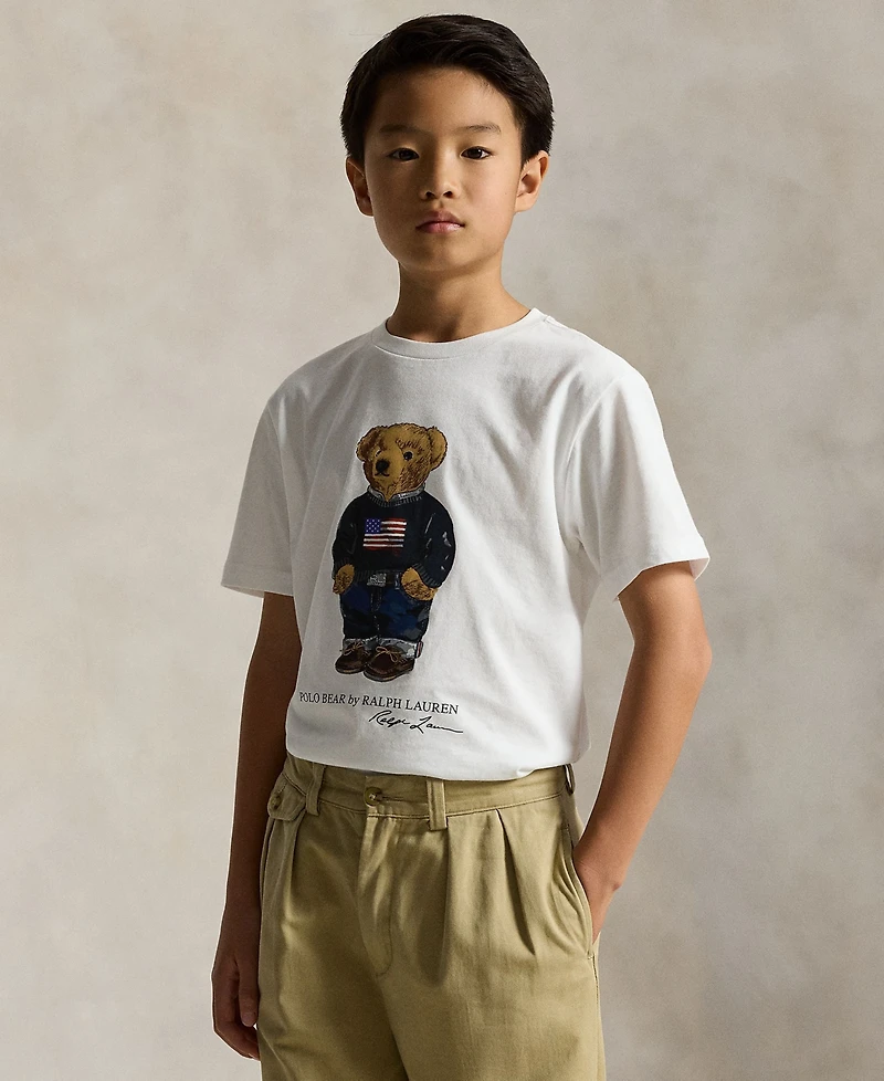 Polo Ralph Lauren Big Boys Bear Jersey T-Shirt