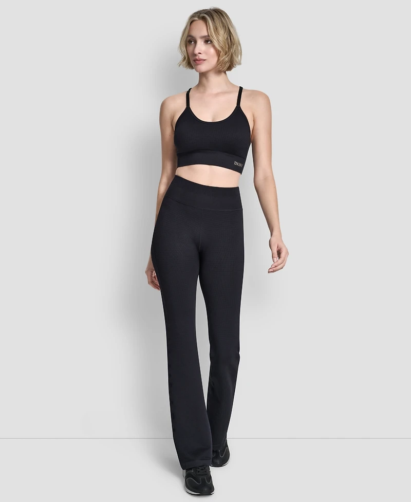 Dkny Women's Super High Waist Flare Pants
