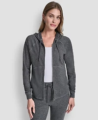 Dkny Women's Full-Zip Long-Sleeve Hoodie