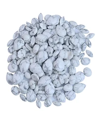 American West Jewelry Sterling Silver Picture Jasper and Howlite Owl Pendant Enhancer