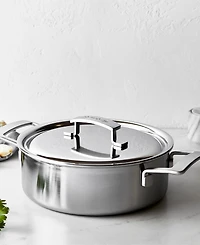 Demeyere Industry 5 Stainless Steel 4-Quart Deep Saute Pan