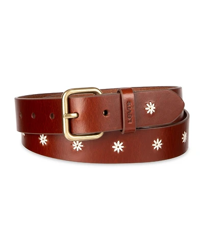 Levi's Women's Casual Floral Embroidered Belt