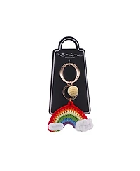 Nina Crochet rainbow bag charm