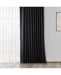 Half Price Drapes Millennial Grey Thermal Cross Linen Weave Blackout Curtain