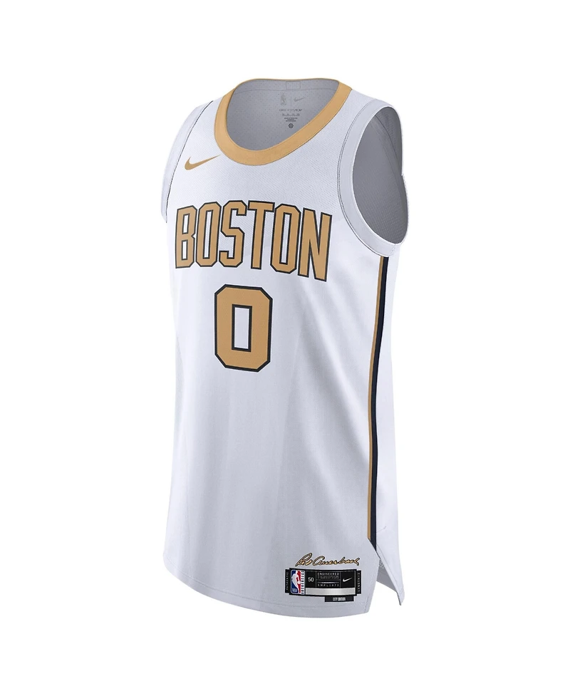 Nike Men's and Women's Jayson Tatum White Boston Celtics 2025/26 City Edition Authentic Jersey