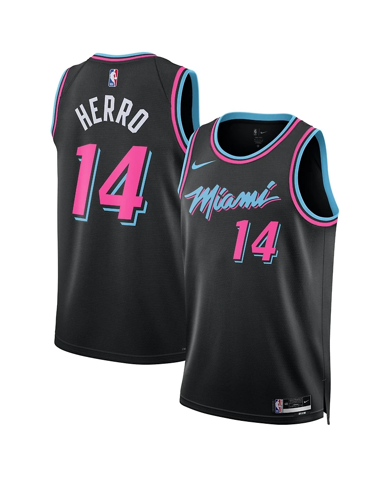 Nike Men's and Women's Tyler Herro Black Miami Heat 2025/26 City Edition Swingman Jersey