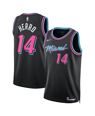 Nike Men's and Women's Tyler Herro Black Miami Heat 2025/26 City Edition Swingman Jersey