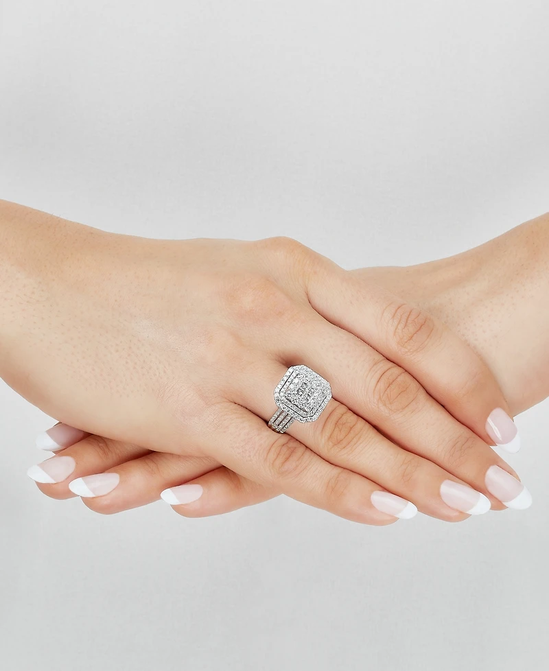 Macy's Diamond Ring (2 ct. t.w.) in 10k White Gold