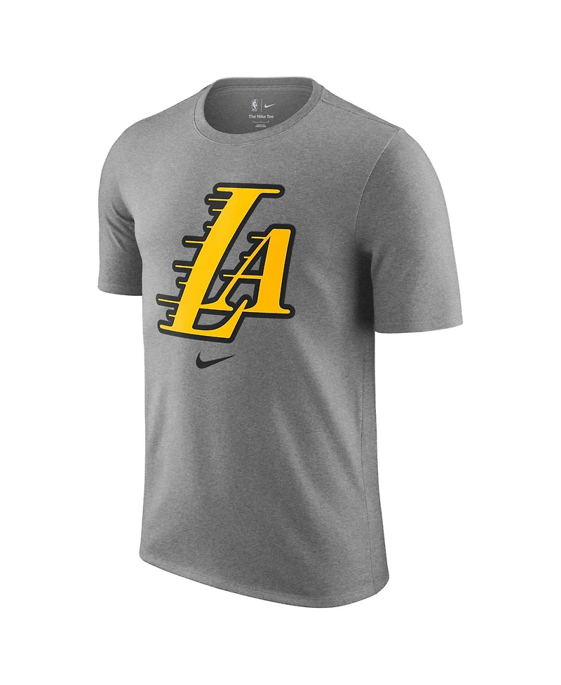 Nike Men's Heather Gray Los Angeles Lakers 2025/26 City Edition Remix Essential Logo T-Shirt