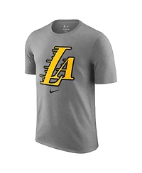 Nike Men's Heather Gray Los Angeles Lakers 2025/26 City Edition Remix Essential Logo T-Shirt