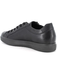 Alpine Swiss Men's Dante Made Italy Low-Top Leather Sneaker