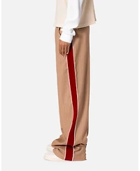 mnml Men's Pinstripe Velvet Trim Pants