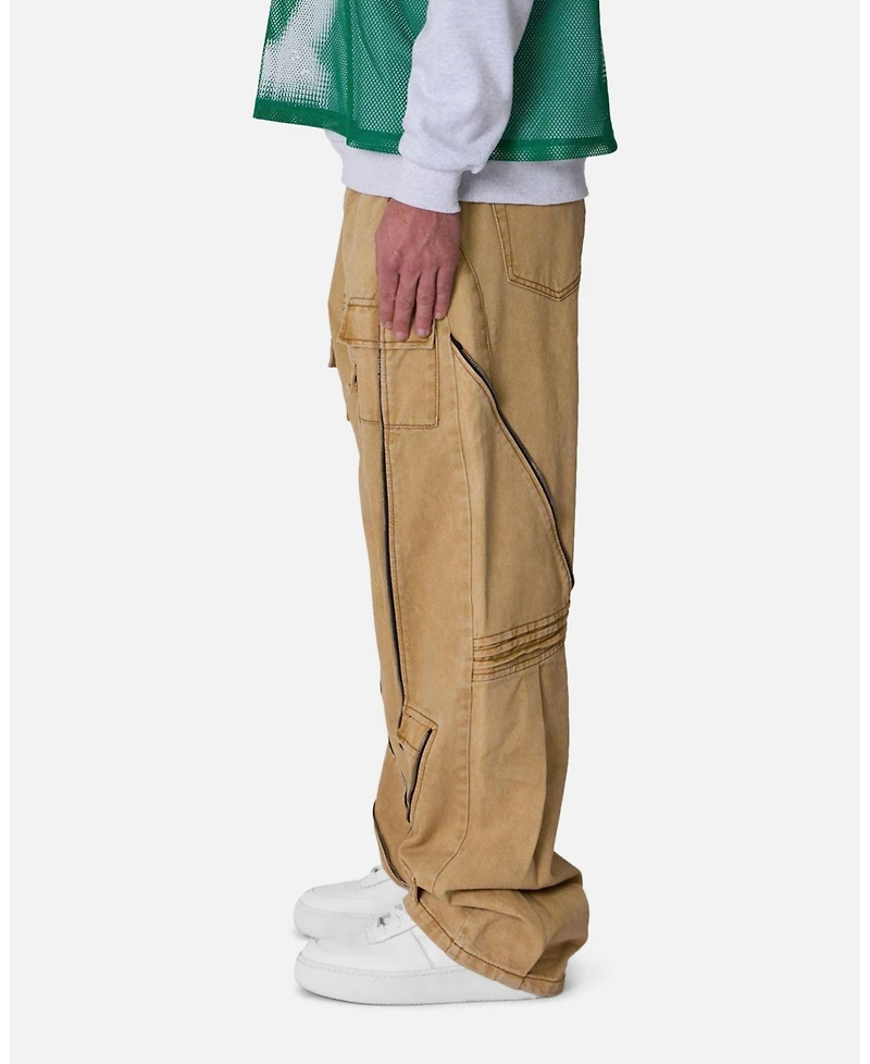 mnml Men's Ultra Baggy Grid Lock Denim