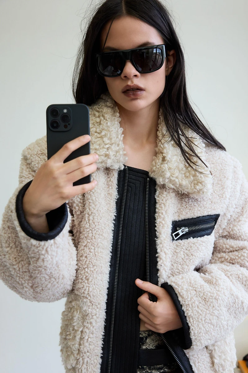 Desigual Women's Short fleece jacket