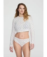 Cuup Plus The Cropped Cardigan- Pointelle