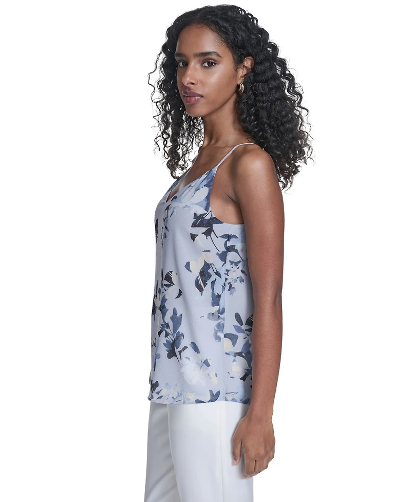 Calvin Klein Women's Printed Metallic Dot Camisole Top