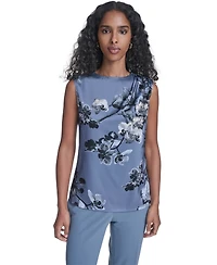 Calvin Klein Women's Printed Sleeveless Charm Top