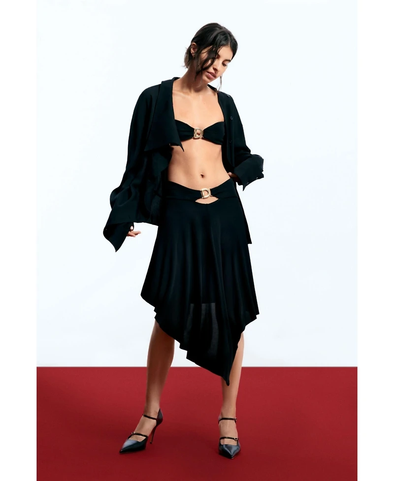 Desigual Women's Asymmetric egonlab skirt