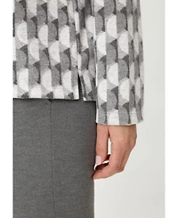 Olsen Women's Geo Jersey Top