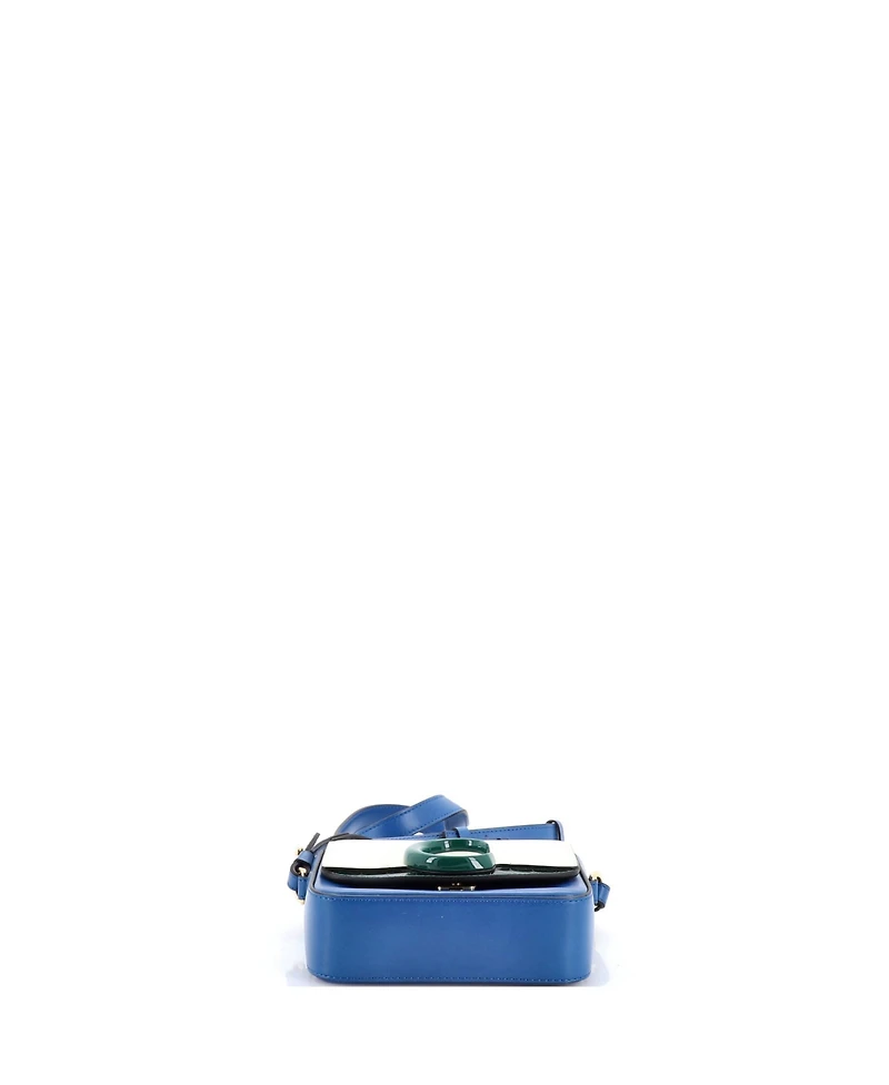 Pre-Owned Chloe Mini C Flap Bag Leather